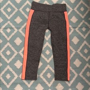 Kids Gray and Pink Leggings